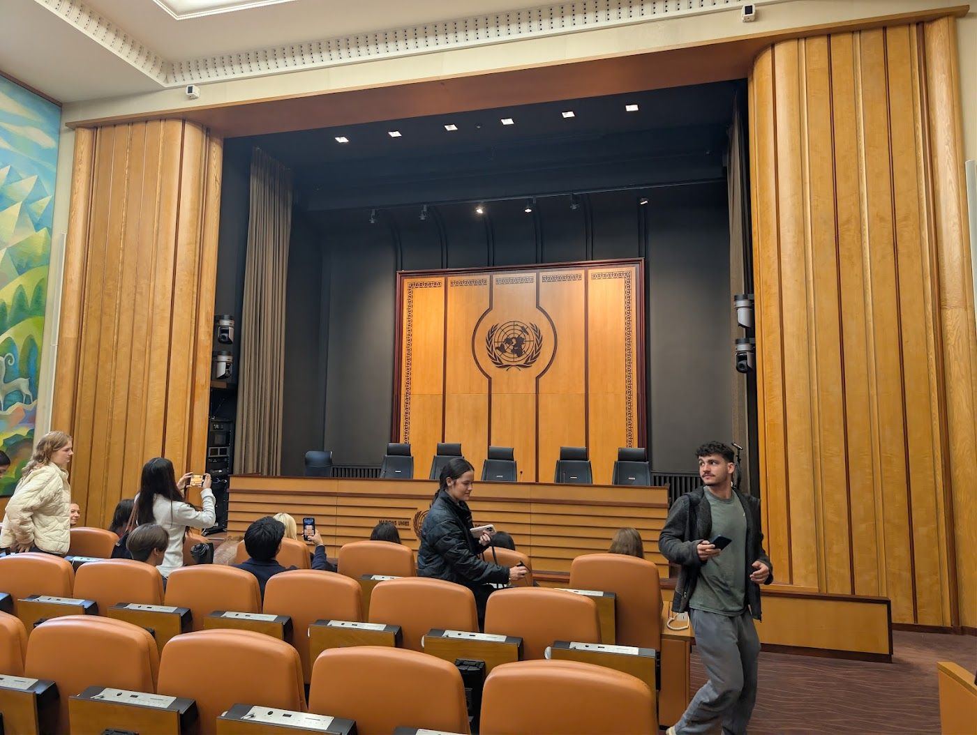 Inside the Palais des Nations