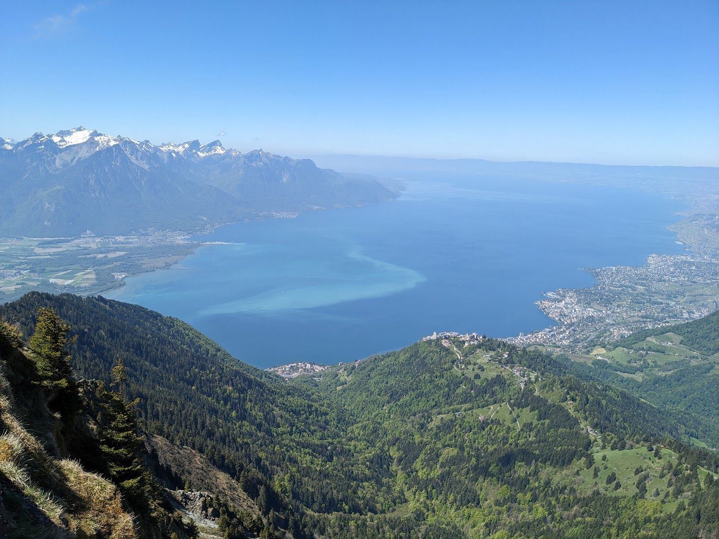 Lake Geneva from the mountains